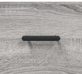 Armário alto 69,5x34x180 cm derivados de madeira sonoma cinza