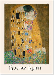 Póster PSTR Studio x Gustav Klimt - The Kiss