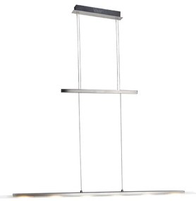Candeeiro de suspensão design em aço incl. LED - Platina Design,Moderno