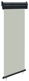 vidaXL Toldo lateral para varanda 60x250 cm cinzento