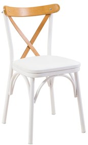 Conjunto de Mesa de Jantar Extensível e Cadeiras Oliver – Branco – Mes