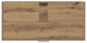 Armário de Pia Carvalho Artesanal 78x37x59 cm Madeira Engenharia