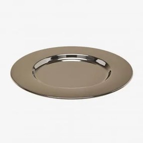 Bandeja Ø30 Cm Em Aço Inoxidável Kirsh Aço Inoxidável - Sklum