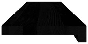 Soleiras da janela 2 pcs 90x20x2 cm carvalho castanho-escuro