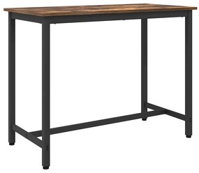 vidaXL mesa Carvalho Defumado 100 x 50 x 76,5 cm
