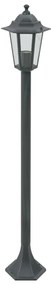 Candeeiros pé p/ jardim 6 pcs E27 110 cm alumínio verde escuro
