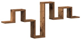 Prateleira de Parede Madeira Velha 104,5x10x43 cm Madeira de Engenhari