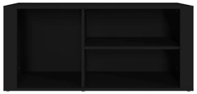 Sapateira 100x35x45 cm derivados de madeira preto