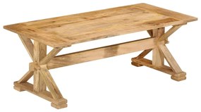 Mesa de centro 110x52x40 cm madeira de mangueira maciça