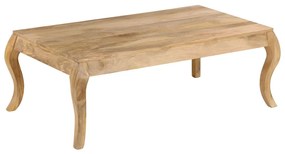 vidaXL Mesa de centro 116x66x41 cm madeira de mangueira maciça