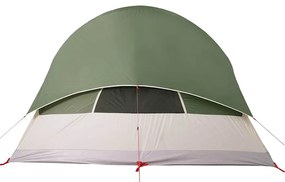 Tenda familiar túnel para 8 pessoas impermeável verde