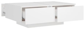 Mesa de centro 90x60x31 cm contraplacado branco