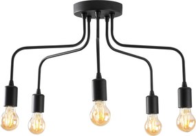 Candeeiro de Teto Candelabra – Preto – 59 x 59 cm