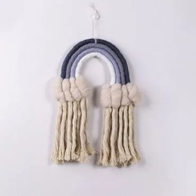 Tapeçaria Decorativa Ruxi Kids Arco-íris Cinzento - Sklum