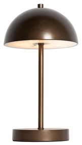 LED Candeeiro de mesa de exterior bronze escuro recarregável com 3 níveis de intensidade - Keira Moderno