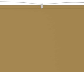 Toldo vertical 100x1000 cm tecido oxford bege
