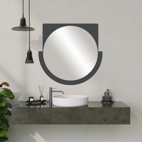 Espelho Decorativo Lucky – Preto – 70x65x2 cm