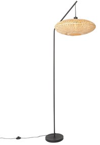Candeeiro de pé oriental em bambu - Ostrava Oriental