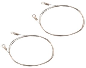 vidaXL Fios de corte para cortador de espuma 2 pcs 137 cm