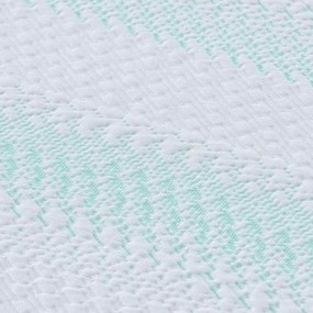 Protetores de Colchão Branco e Verde 160 x 200 cm