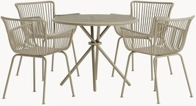 Conjunto de jantar para jardim Sifnos, conjunto de 5