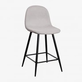 Pacote Com 4 Bancos Altos Glamm Preto & ↑65 Cm & Cinza Concreto - Sklum