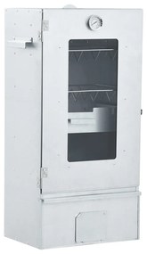 46528 vidaXL Defumador de forno c/ 1 Kg de aparas de madeira 44,5x29x83 cm
