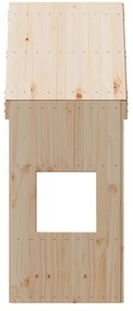 Telhado de cama infantil 55x84x132 cm madeira de pinho maciça