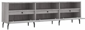 Móvel de TV 150x30x44,5 cm derivados de madeira cinzento sonoma