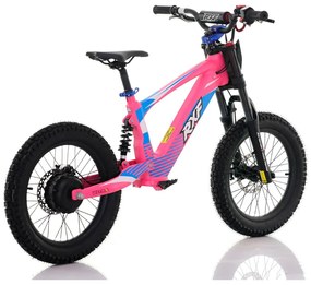 Bicicleta elétrica infantil 500W 18" Junior RXF EVO Rosa