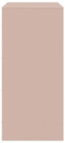 Aparador 67x39x83 cm aço rosa