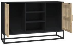 Aparador 105x30x65 cm derivados de madeira preto