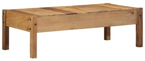 Mesa de Café 110x55x35 cm Madeira Sólida Recuperada