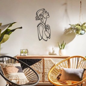 **** Acessório Decorativo de Parede Apt596 – Preto – 28 x 61 cm

**