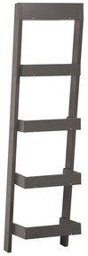 Estante tipo escada com 5 prateleiras cinzenta MOBILE DUO Beliani