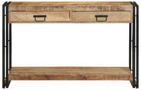 Mesa de Console vidaXL 120x33x75 cm Madeira de Mangueira Sólida