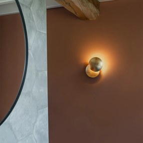 Candeeiro de Parede Inteligente Dourado com Wi-Fi G9 - Sunrise