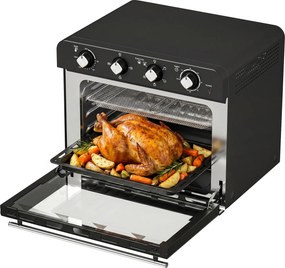 Forno Fritadeira a Ar Quente, 54 x 48 x 48,2 cm, Capacidade de 36 L, Preto