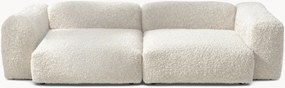 Sofá modular em teddy Vetsak (3 lugares)