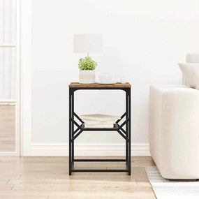 Mesa Lateral vidaXL Madeira Velha 41x40x60 cm Madeira Reforçada