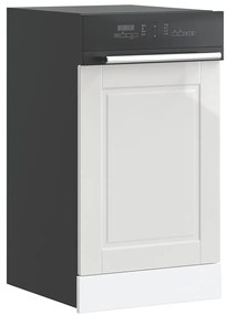 Painel máquina lavar louça Porto branco alto brilho 45x1,5x67cm