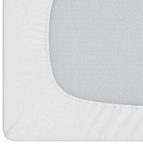 Protetor de colchão impermeável 100x200 cm branco