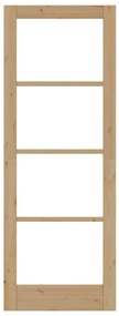 porta de interior com vidro "ORKDAL" 78x211x4 cm em madeira maciça de