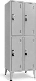 Cacifos Metálicos Duplo 4 Cacifos 1900x600x500mm Standard