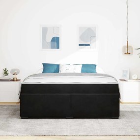 Estrutura da Cama Outros Preto 180 x 200 cm Veludo