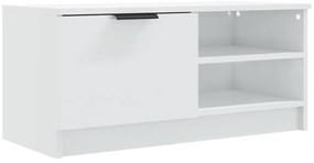 Móveis TV 2pcs 80x35x36,5cm derivados madeira branco brilhante