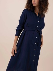 Agora -15%: Vestido em linho, para grávida, Aina da ENVIE DE FRAISE marinho