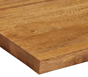 Tampo de mesa retangular 110x30x3,8 cm mangueira maciça