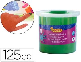 Estojo Jovi Pintura a Dedos 125 Ml Verde Opaco