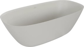 Mexen Como banheira independente de conglomerado 150 x 82 cm, betão mate - 57311508261